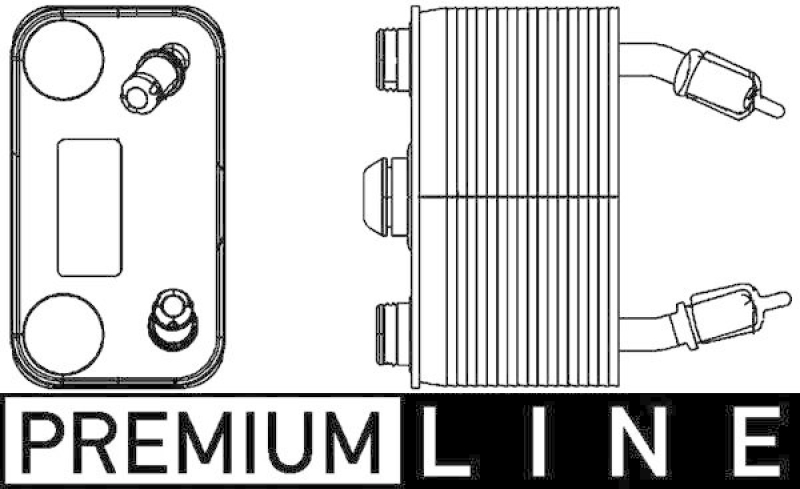 MAHLE Oil Cooler, automatic transmission BEHR *** PREMIUM LINE ***