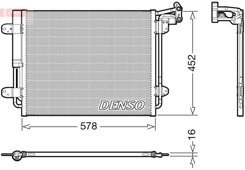 DENSO Condenser, air conditioning