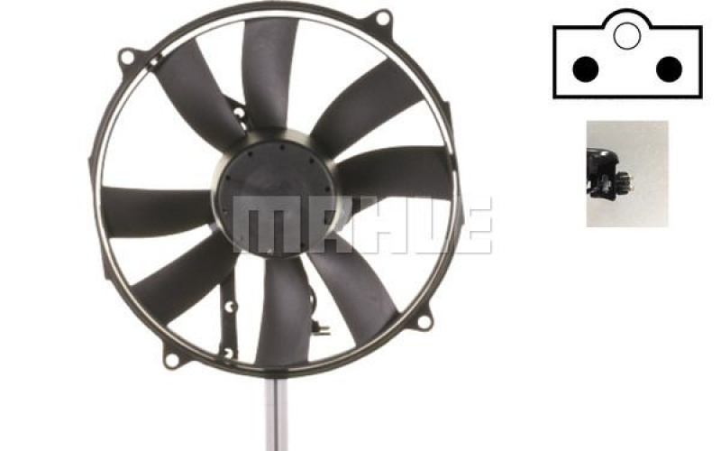 MAHLE Fan, A/C condenser BEHR