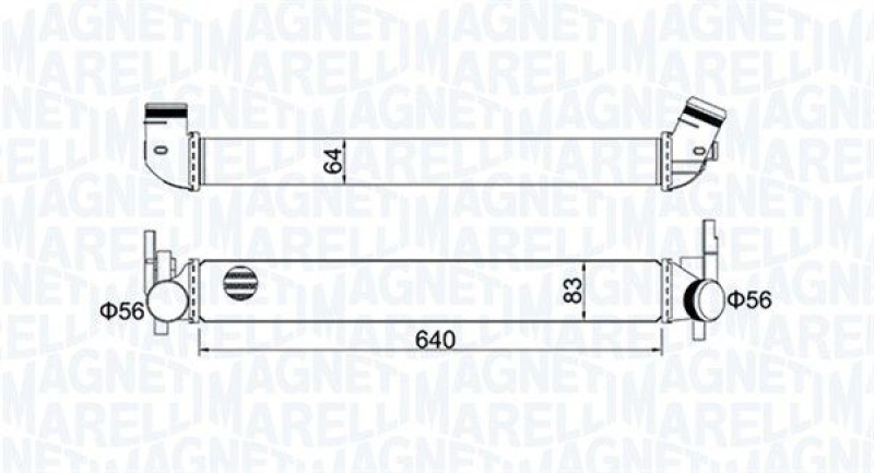 MAGNETI MARELLI Ladeluftkühler