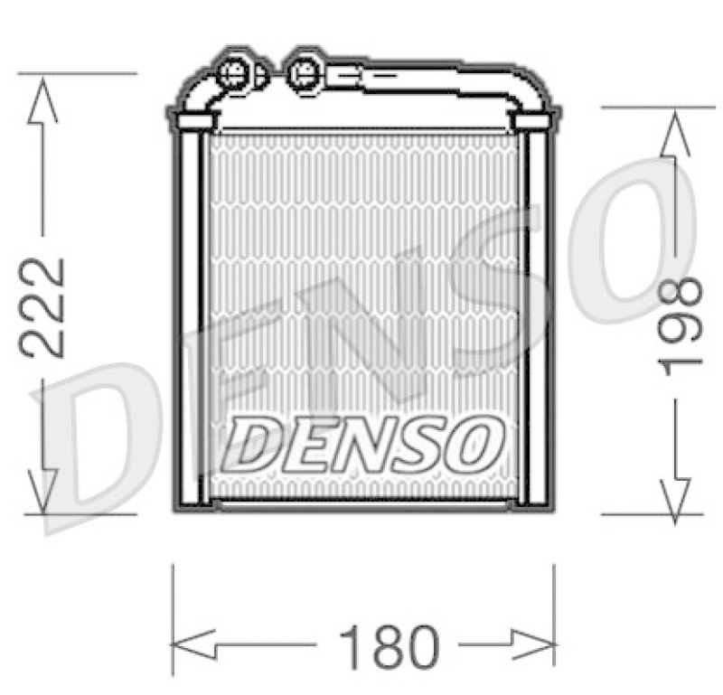 DENSO Heat Exchanger, interior heating