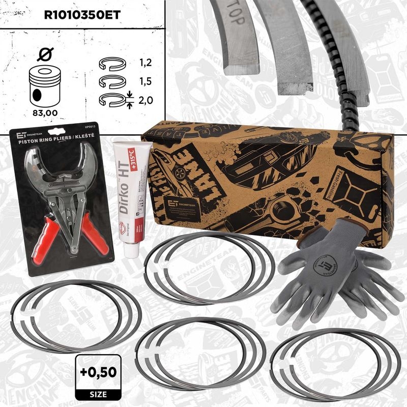 ET ENGINETEAM Piston Ring Kit