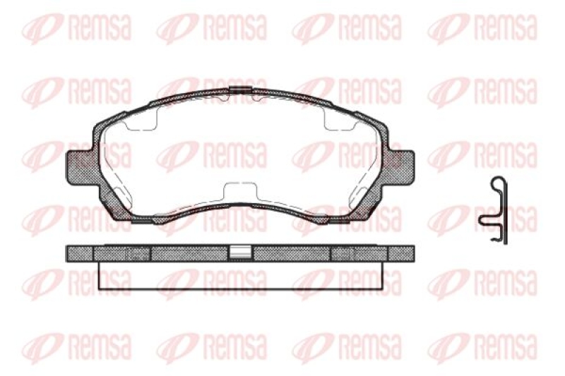 KAWE Brake Pad Set, disc brake