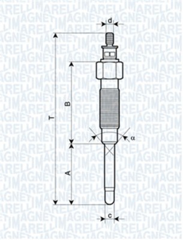 MAGNETI MARELLI Glow Plug