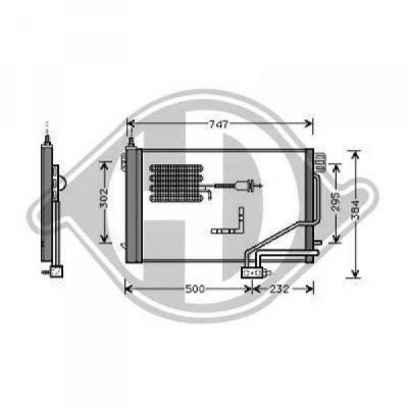 DIEDERICHS Kondensator, Klimaanlage DIEDERICHS Climate