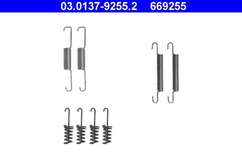 ATE Accessory Kit, parking brake shoes