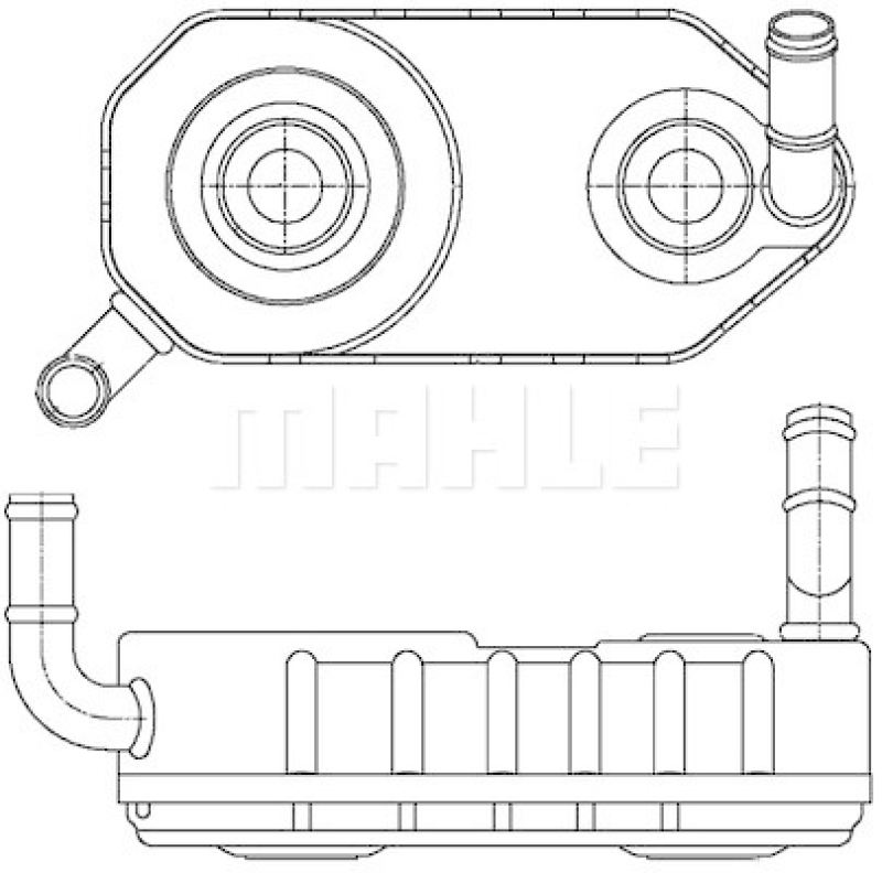 MAHLE Oil Cooler, automatic transmission BEHR