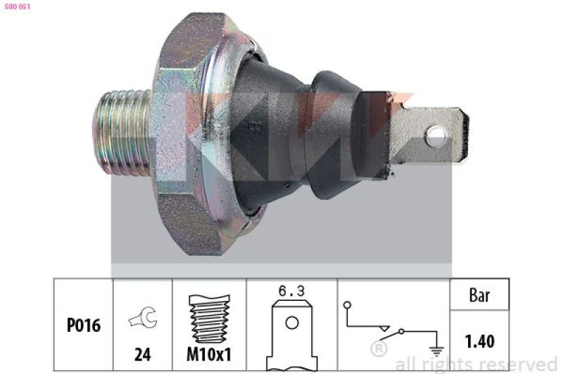KW Öldruckschalter Made in Italy - OE Equivalent