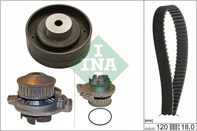 Schaeffler INA Wasserpumpe + Zahnriemensatz