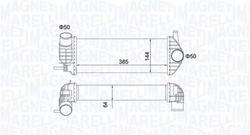 MAGNETI MARELLI Ladeluftkühler