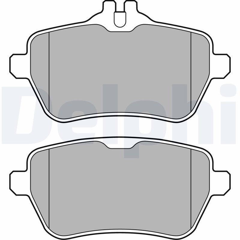 DELPHI Bremsbelagsatz, Scheibenbremse
