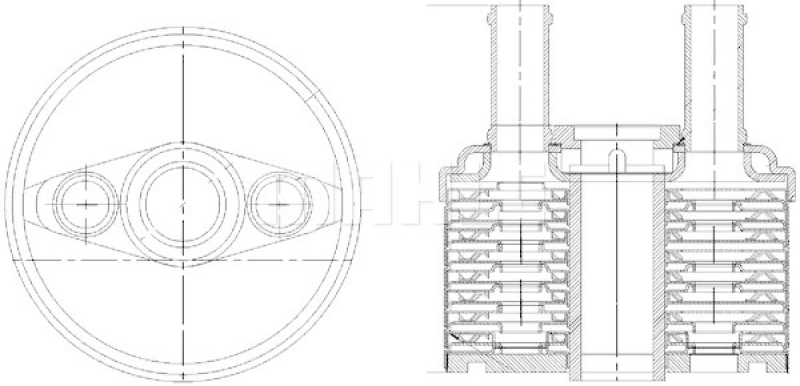 MAHLE Oil Cooler, automatic transmission BEHR