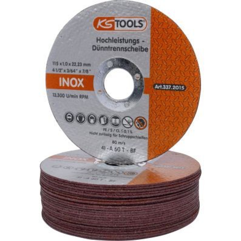 KS TOOLS Cutting Disc, angle grinder