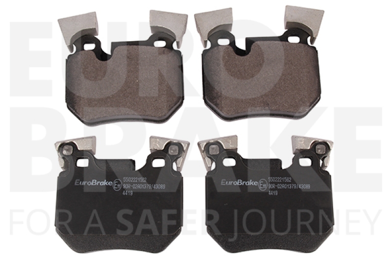 EUROBRAKE Brake Pad Set, disc brake