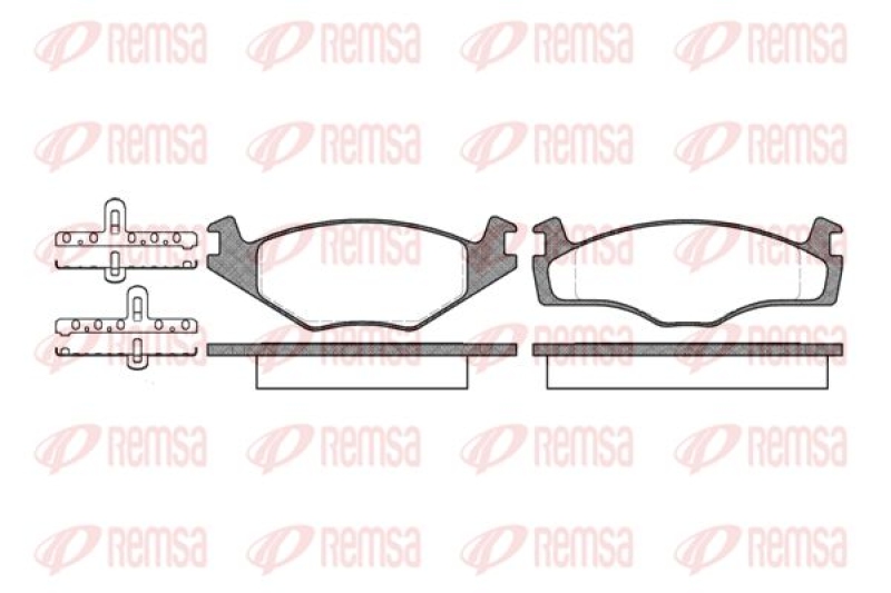 KAWE Brake Pad Set, disc brake