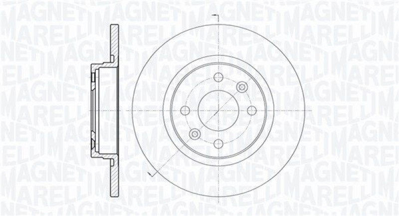 MAGNETI MARELLI Bremsscheibe