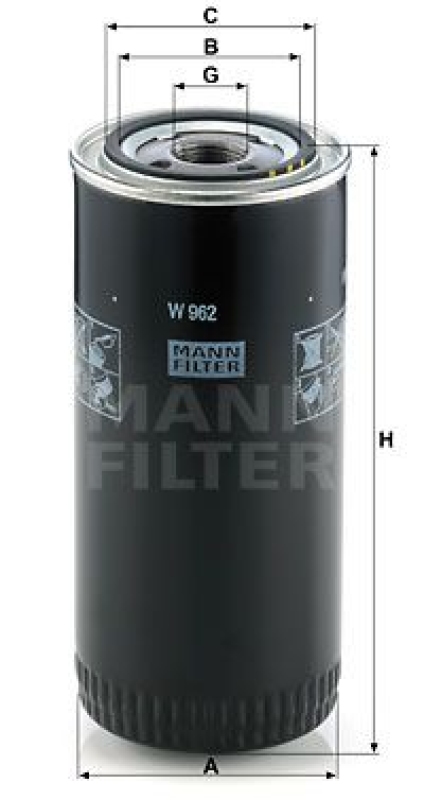 MANN-FILTER Filter, operating hydraulics