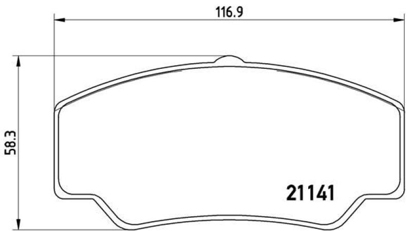 BREMBO Brake Pad Set, disc brake PRIME LINE