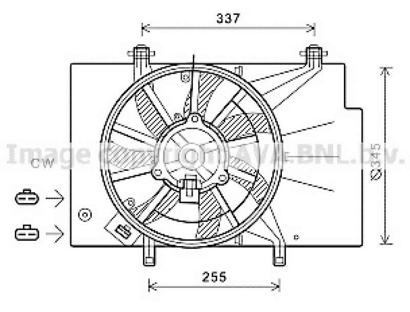 AVA QUALITY COOLING Lüfter, Motorkühlung