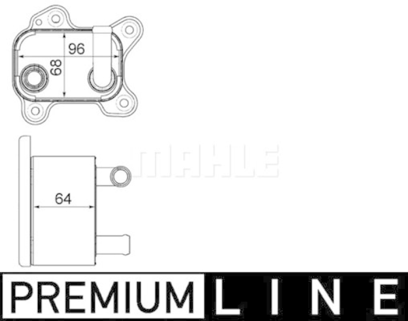 MAHLE Ölkühler, Automatikgetriebe BEHR *** PREMIUM LINE ***