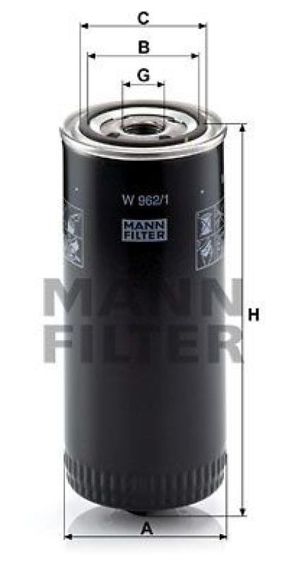 MANN-FILTER Filter, operating hydraulics