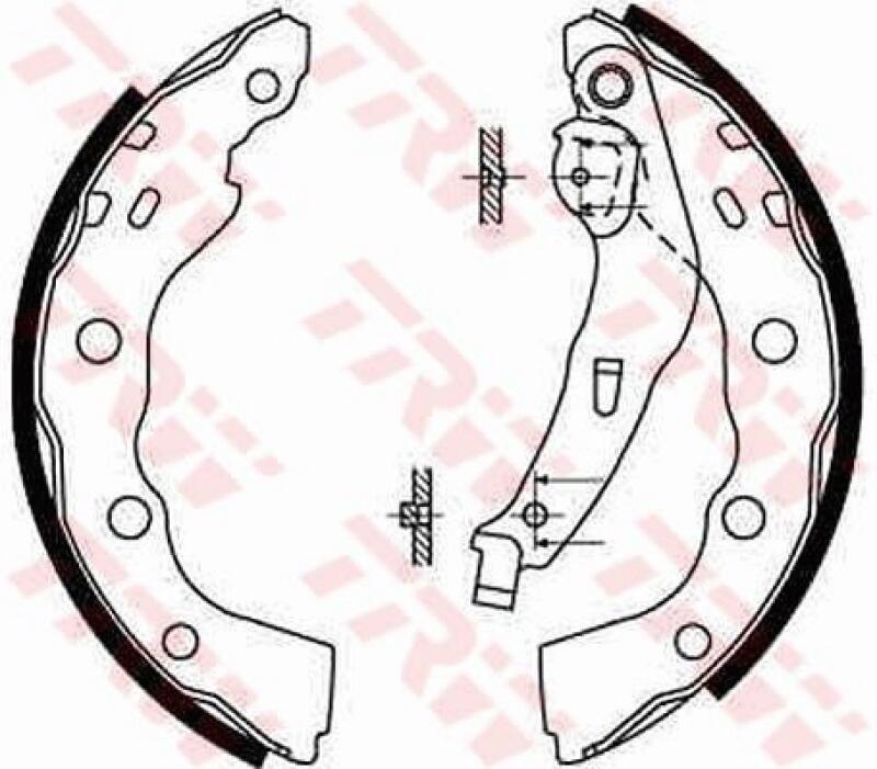 TRW Brake Shoe Set