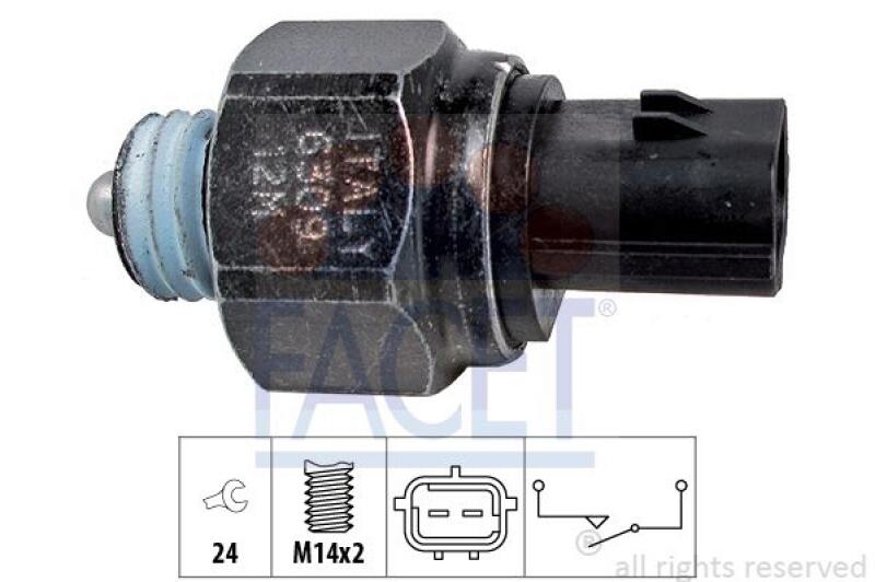 FACET Switch, reverse light Made in Italy - OE Equivalent