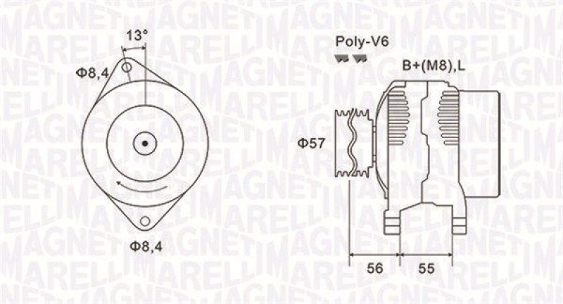 MAGNETI MARELLI Alternator