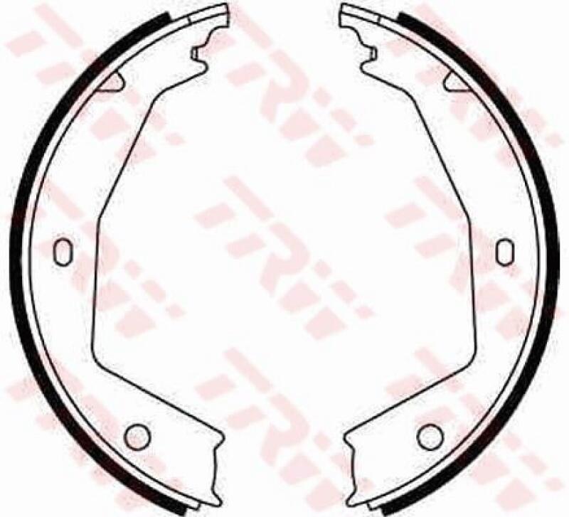 TRW Brake Shoe Set, parking brake