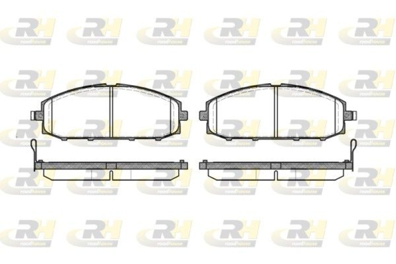 ROADHOUSE Brake Pad Set, disc brake