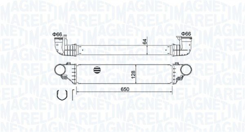 MAGNETI MARELLI Charge Air Cooler