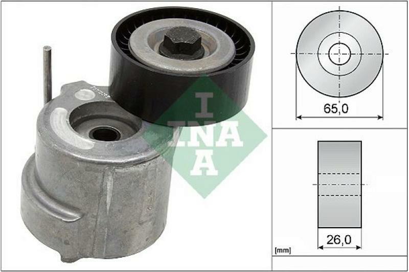 INA Tensioner Lever, v-ribbed belt