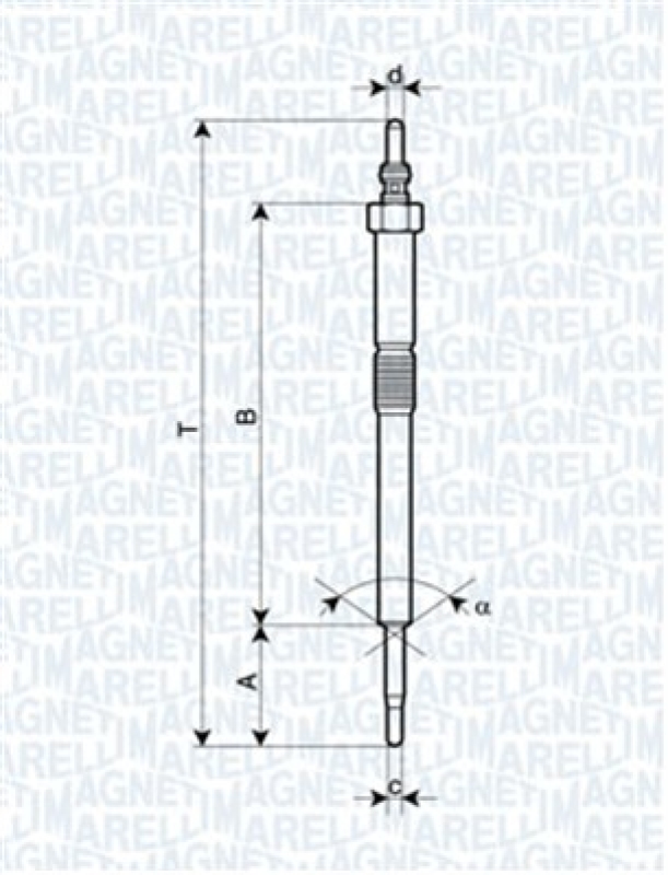 MAGNETI MARELLI Glühkerze