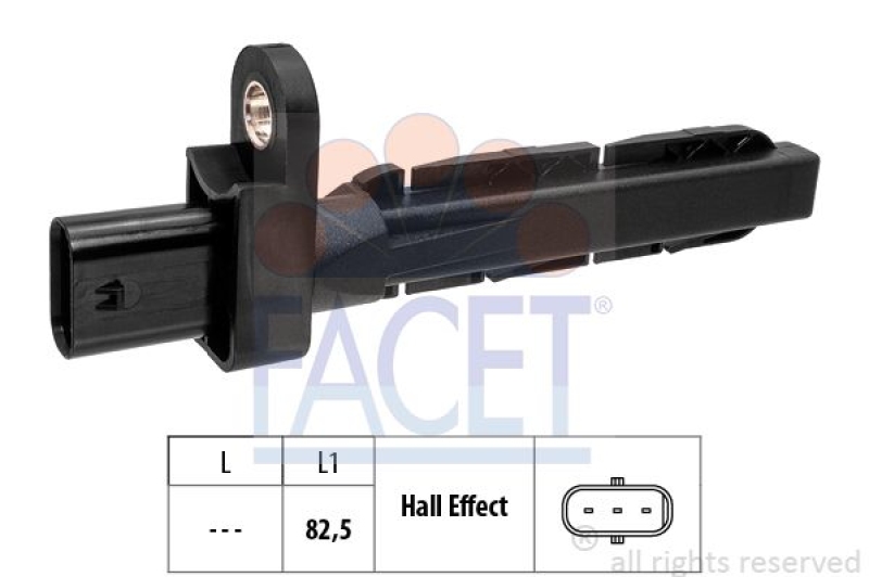 FACET Sensor, crankshaft pulse Made in Italy - OE Equivalent