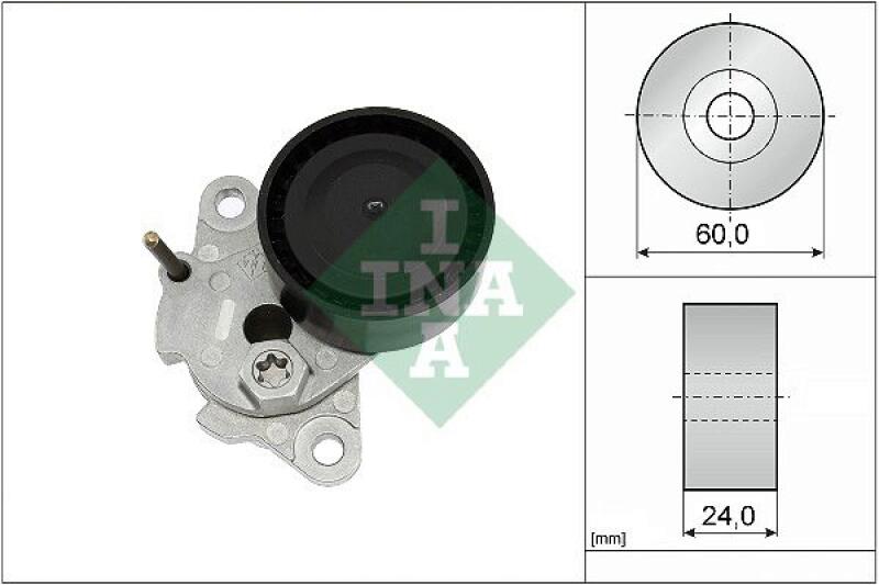 INA Belt Tensioner, V-ribbed belt