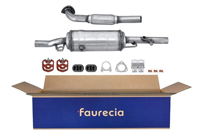 HELLA Soot/Particulate Filter, exhaust system Easy2Fit – PARTNERED with Faurecia