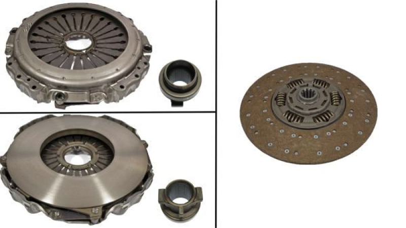 KAWE Clutch Kit Disc + Cover + Release bearing(s)