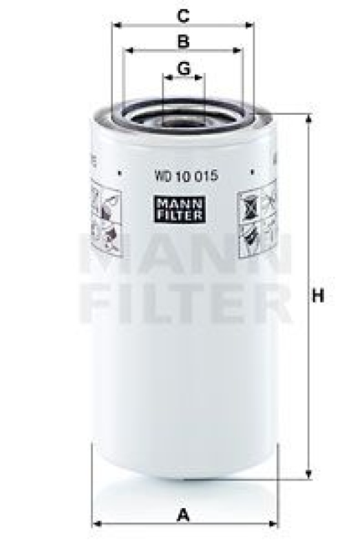 MANN-FILTER Filter, operating hydraulics