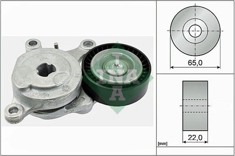 INA Belt Tensioner, V-ribbed belt