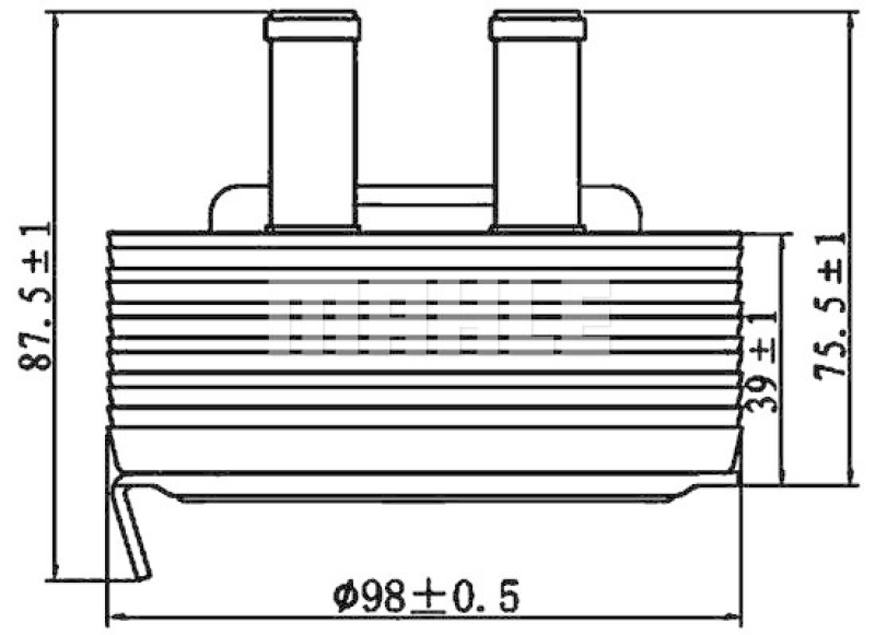 MAHLE Ölkühler, Motoröl BEHR