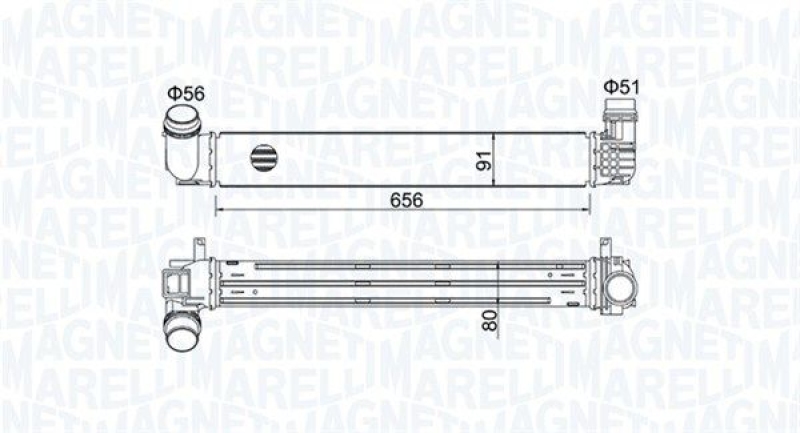 MAGNETI MARELLI Ladeluftkühler