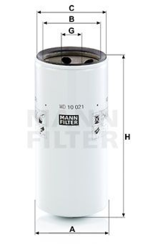 MANN-FILTER Filter, operating hydraulics