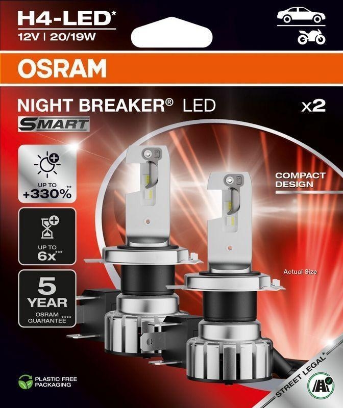 NEUHEIT Osram H4 Umrüstsatz Set GEN 2 Scheinwerfer LED Smart Nachrüstlampe Neuheit StVZO