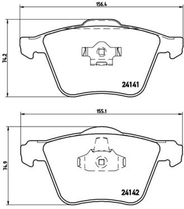 BREMBO BREMSSCHEIBEN + BREMBO BREMSBELÄGE