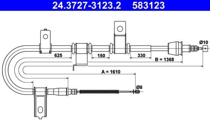 ATE Cable, parking brake