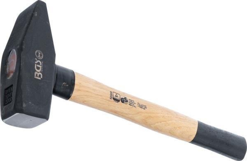 Schlosserhammer | Hickory-Stiel | DIN 1041 | 2000 g