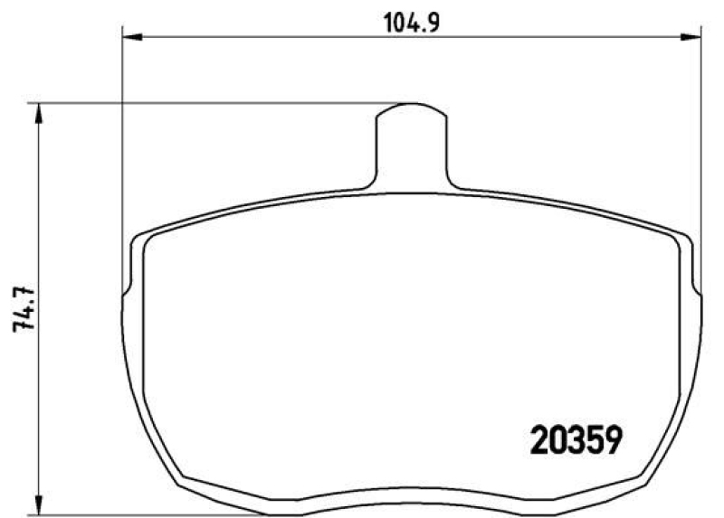 BREMBO Brake Pad Set, disc brake PRIME LINE