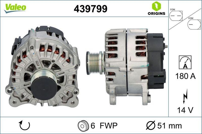 VALEO Alternator VALEO ORIGINS NEW