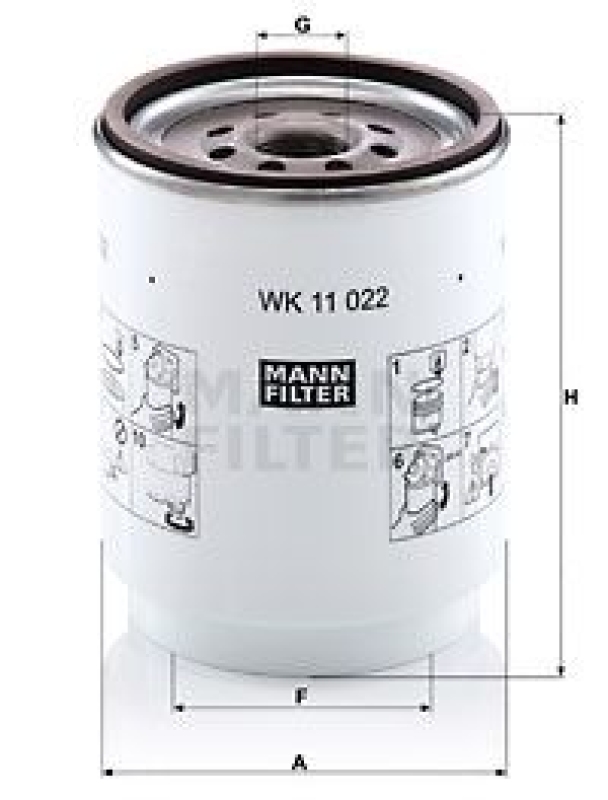 MANN-FILTER Kraftstofffilter