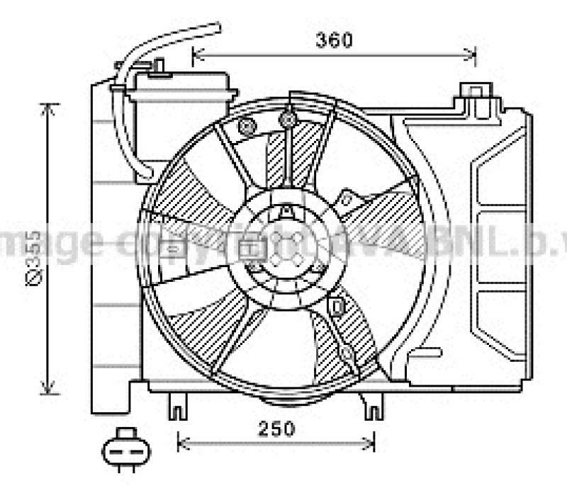 AVA QUALITY COOLING Lüfter, Motorkühlung